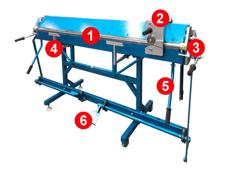 Ручной листогибочный станок РГ Днепр 2150