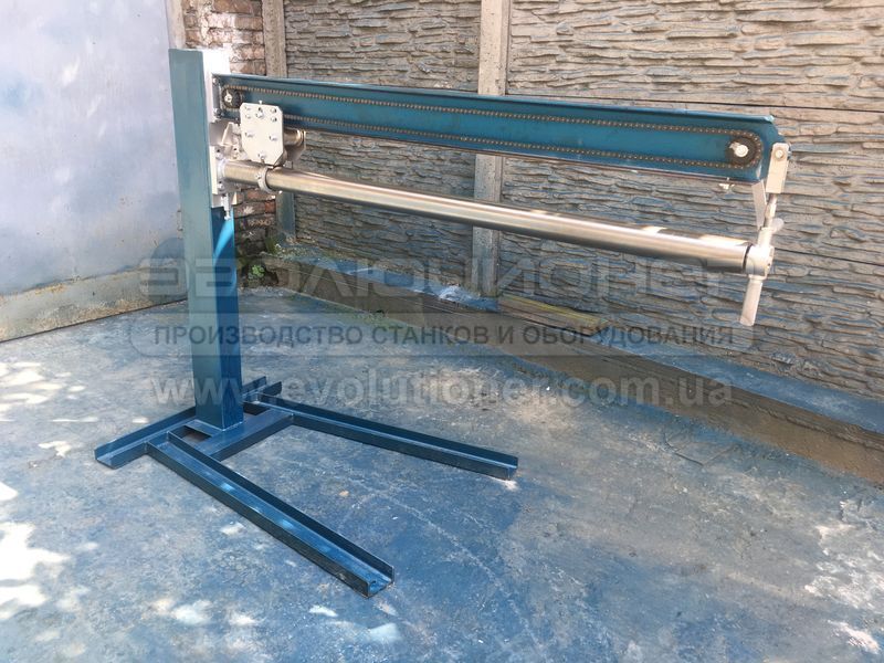 Фальцеосадочный станок 1300х1.2мм ручной с подвижной кареткой  