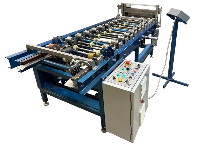 Прокатный станок для клик фальца SLP-1 auto с функцией вырубки 