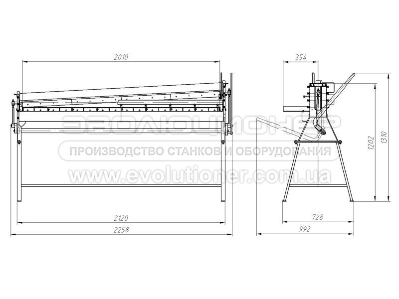 Гильотинные ножницы 2100