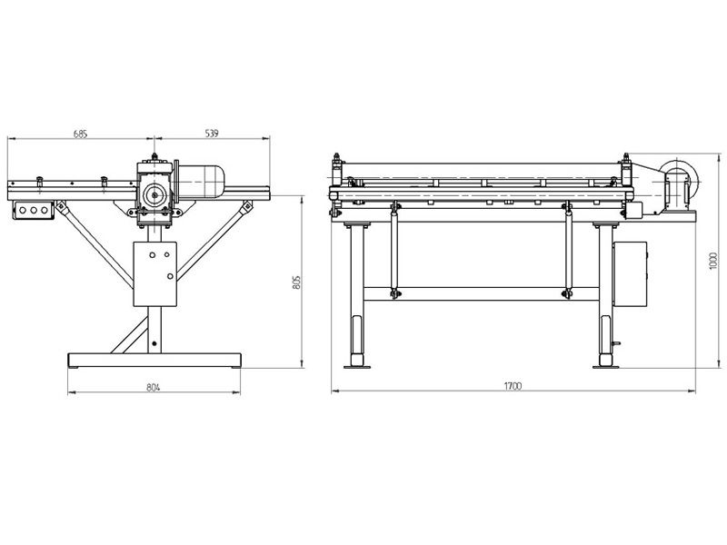 Верстат для поздовжнього різання металу (штріпсоріз, слітер) РС 1250/4