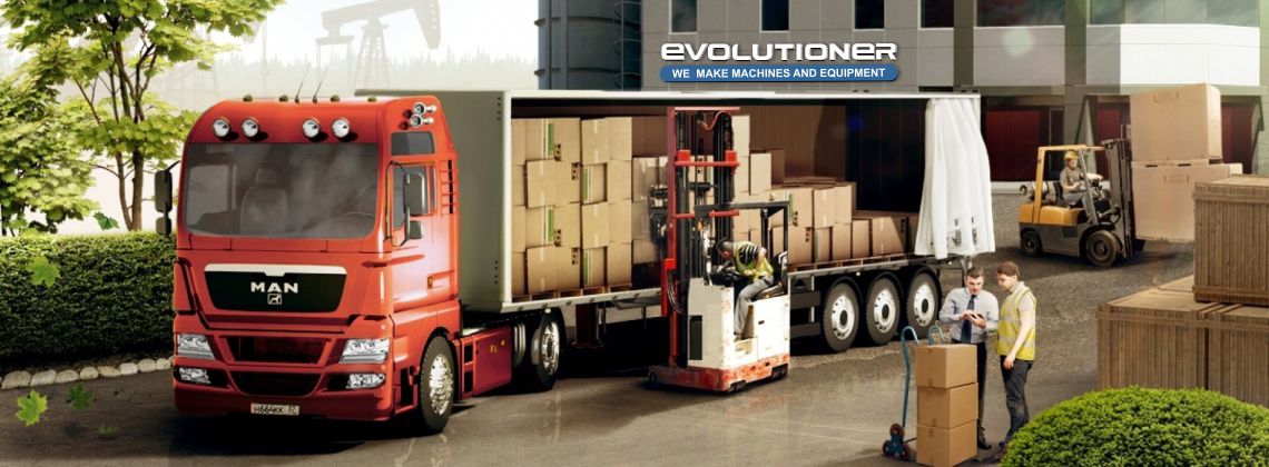 Доставка станков ЭВОЛЮЦИОНЕР