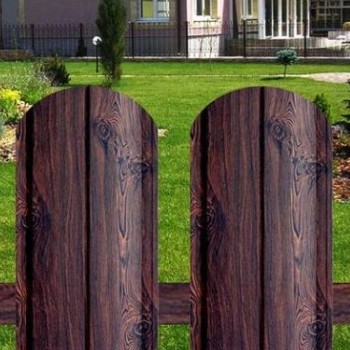 Штакетный металлический забор